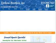 Tablet Screenshot of dicksonbrothers.com